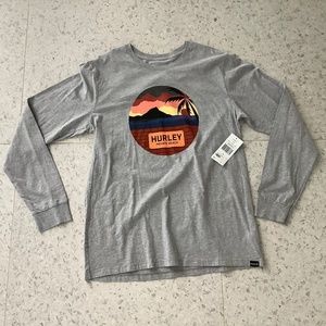 Brand New HURLEY Long Sleeve T-Shirt Private Beach MEDIUM